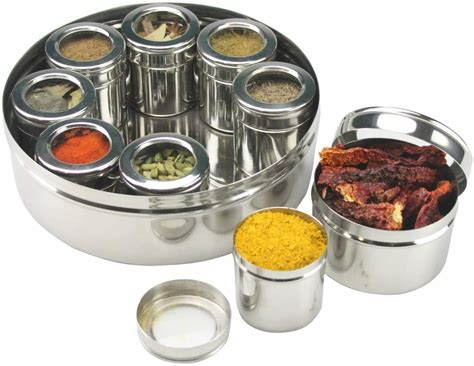 spice dabba stainless steel